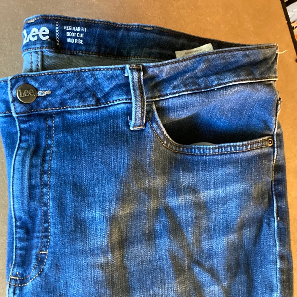 Lee whisker flare jeans sz 22m